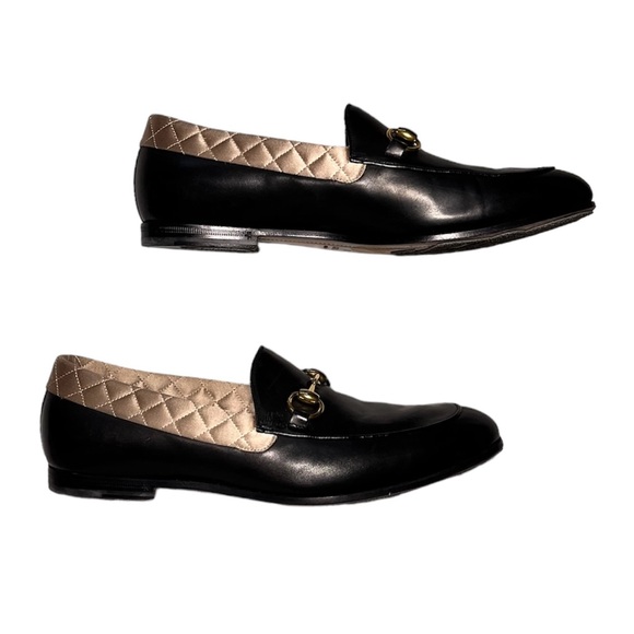 Gucci Men’s Bicolor Moccasins Betis Glamour Loafers size 7 UK Black/Cream - Picture 6 of 14